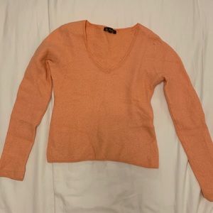 LORO PIANA Orange Sweater Size 44